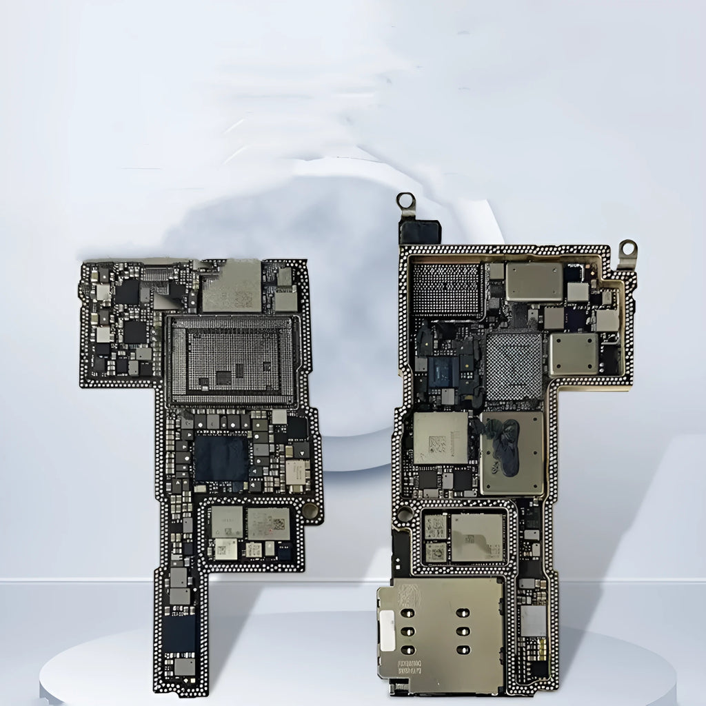 Silver bottom ID motherboard board for iPhone 12 series grinding repair, US version 256G