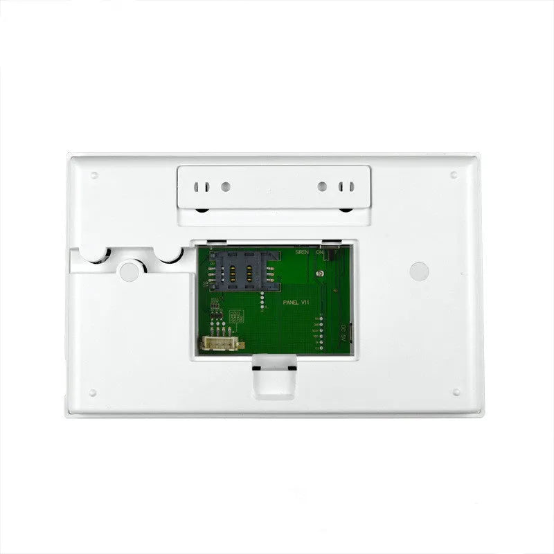 Intelligent WiFi GSM touch button household burglar alarm host with display