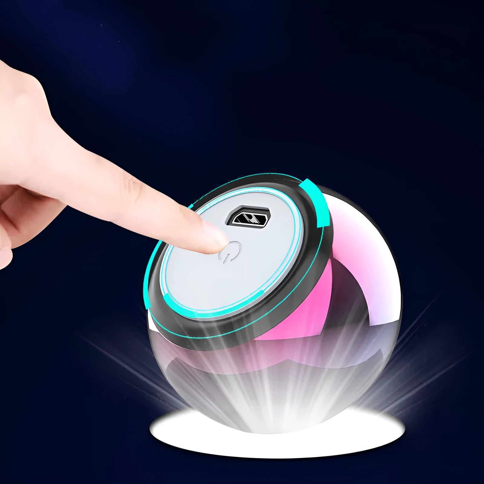 Mini portable Bluetooth speaker with space aluminium alloy shell in silver colour