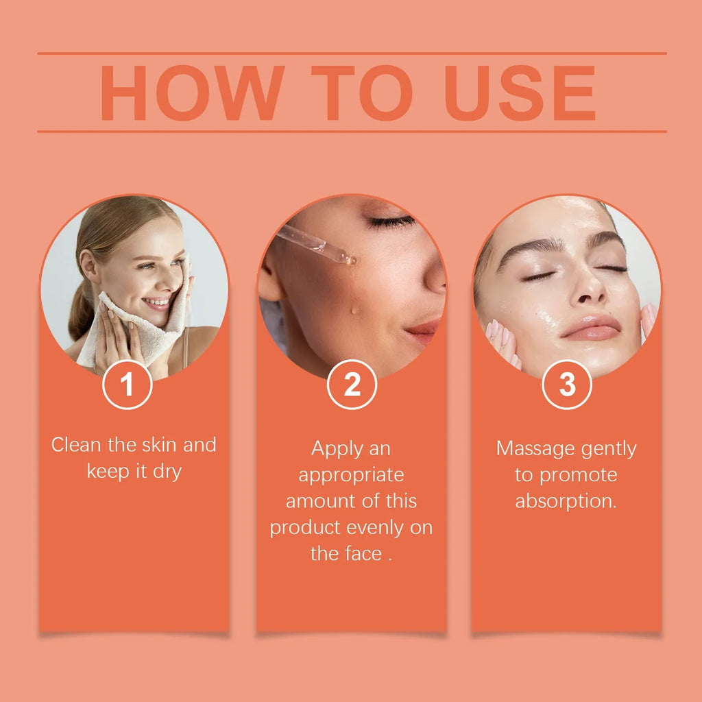 Moisturizing facial liquid 30ml bottle with honey, lily and ginseng ingredients