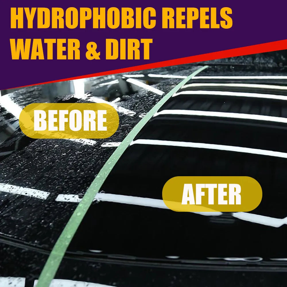 Purple microplated crystal car coating spray bottle for automotive paint protection