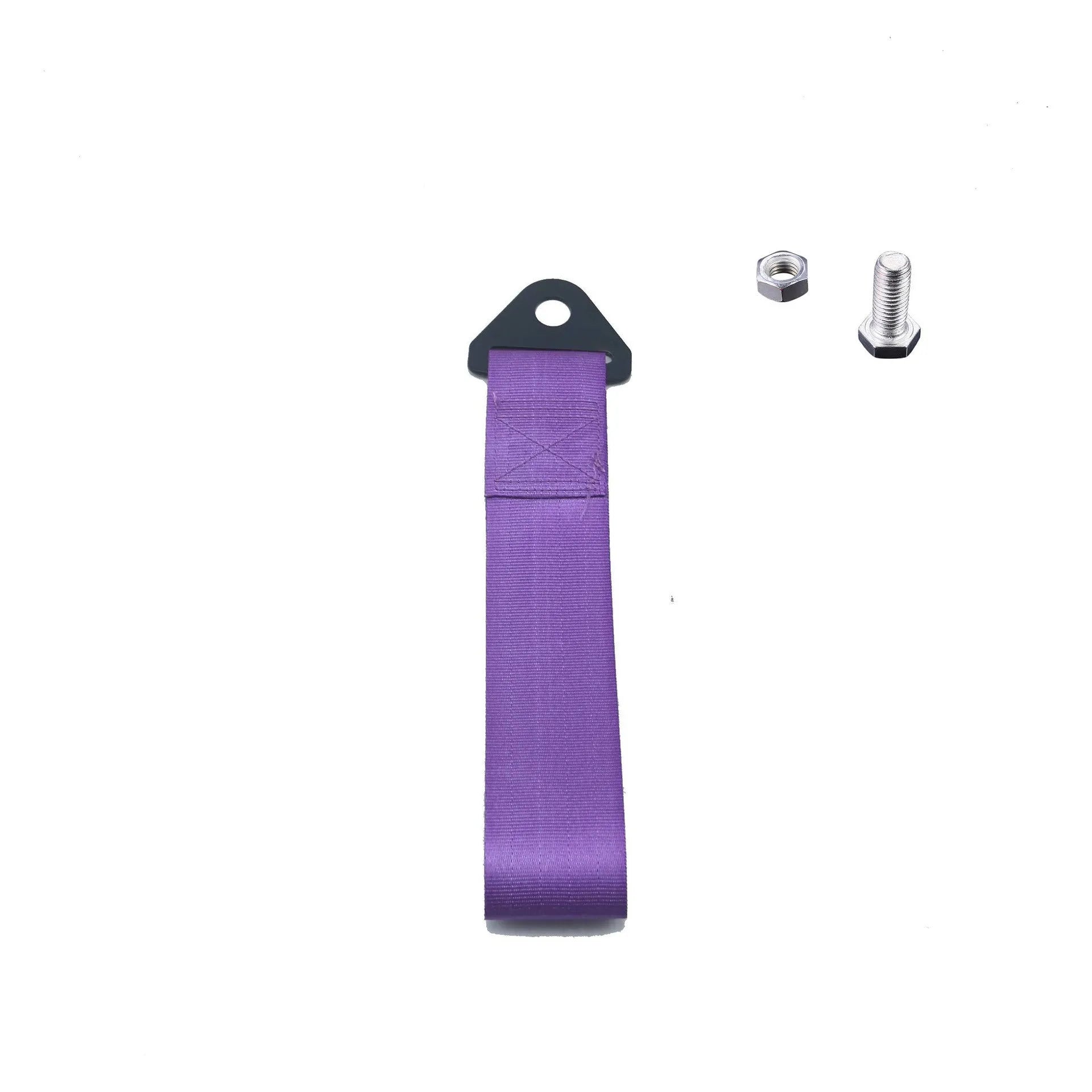Automotive trailer rope in red made of ABS nylon with 3m tie holder for car bumper decoration