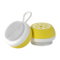 2-in-1 soft silicone pet bath massage brush for dogs and cats, grey colour, 3D massage head style