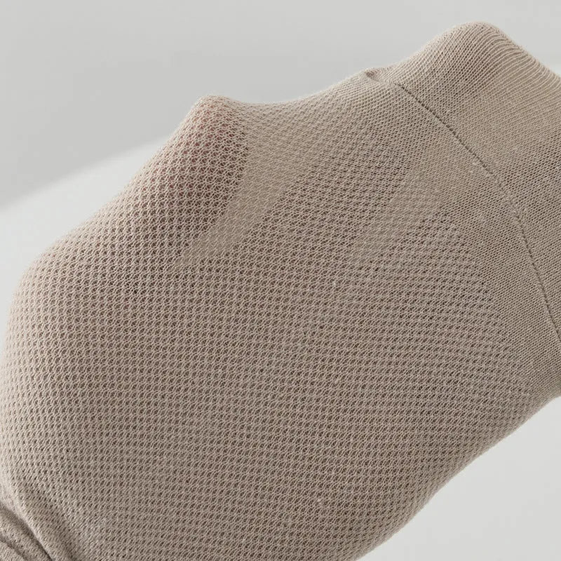 Solid colour low-cut polyester boat socks for men displayed in multiple colour options.