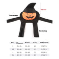 Dog wearing a PP Cotton Halloween pet costume in Ghost colour, side view, available sizes S to XL