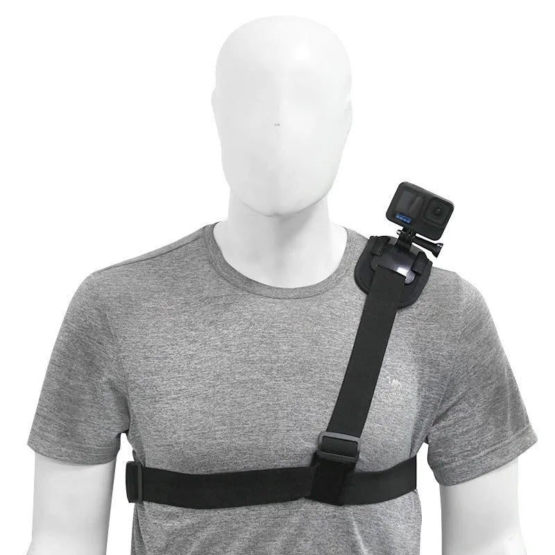 Camera fixed bracket strap shoulder belt made of ABS, universal size, with screw attachment for sports and law enforcement use