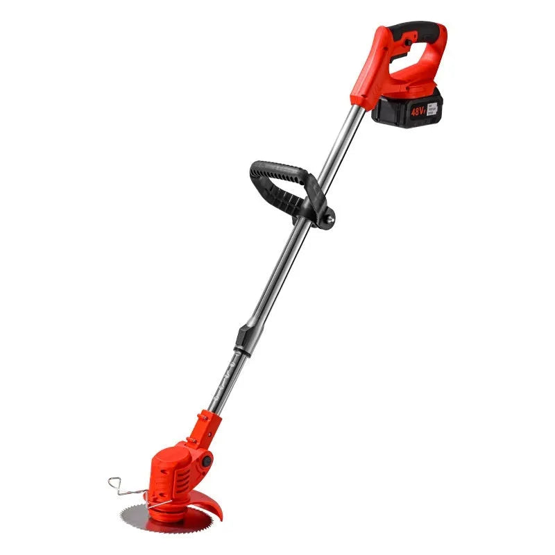 Portable weeding machine 1300 mm length 1000W 3000 RPM garden tool in black bare metal finish