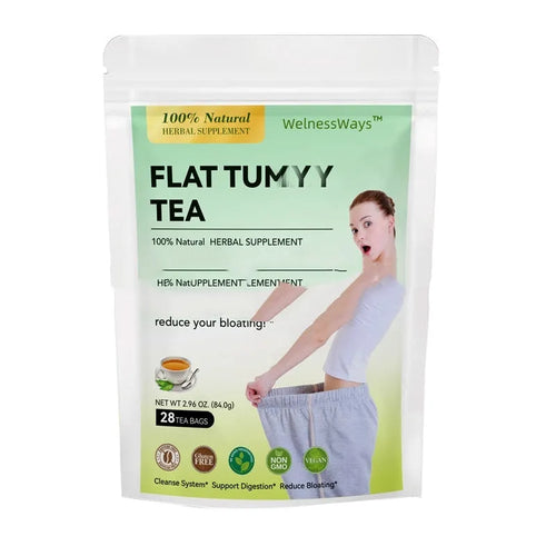 28 day herbal tea assortment with multiple blends including flat tummy tea and keto tea