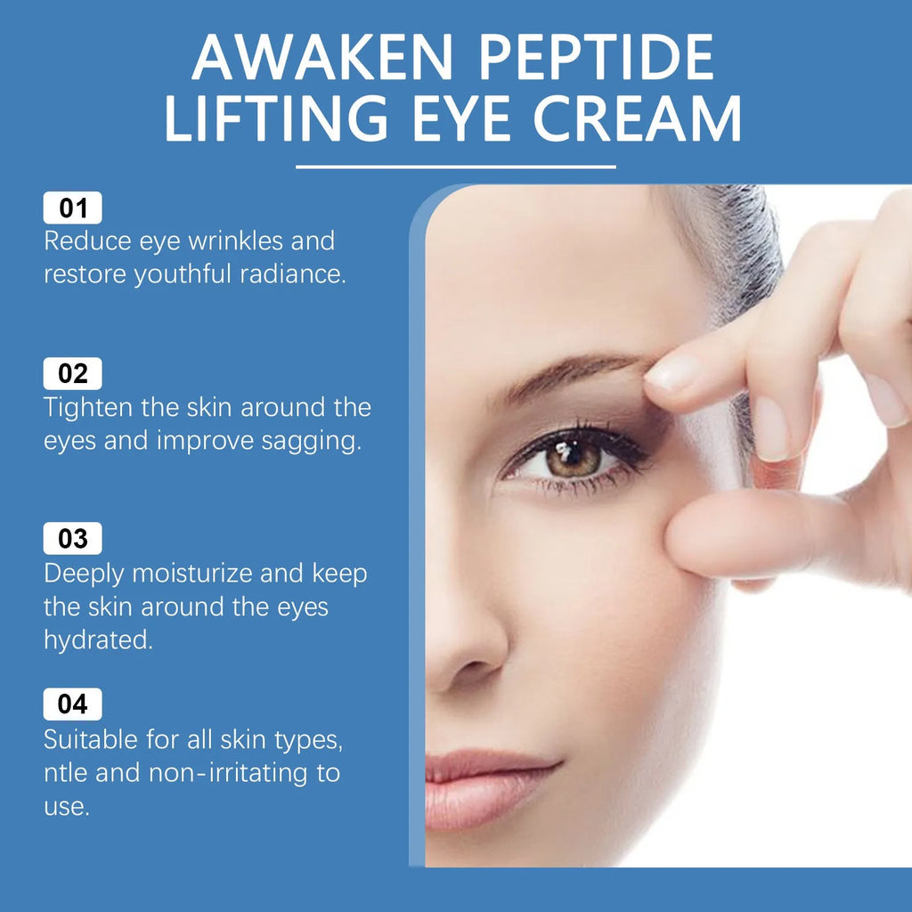 Viareline Collagen Firming Eye Cream in white jar with gold lid, 15g, for smoothing and moisturising under-eyes