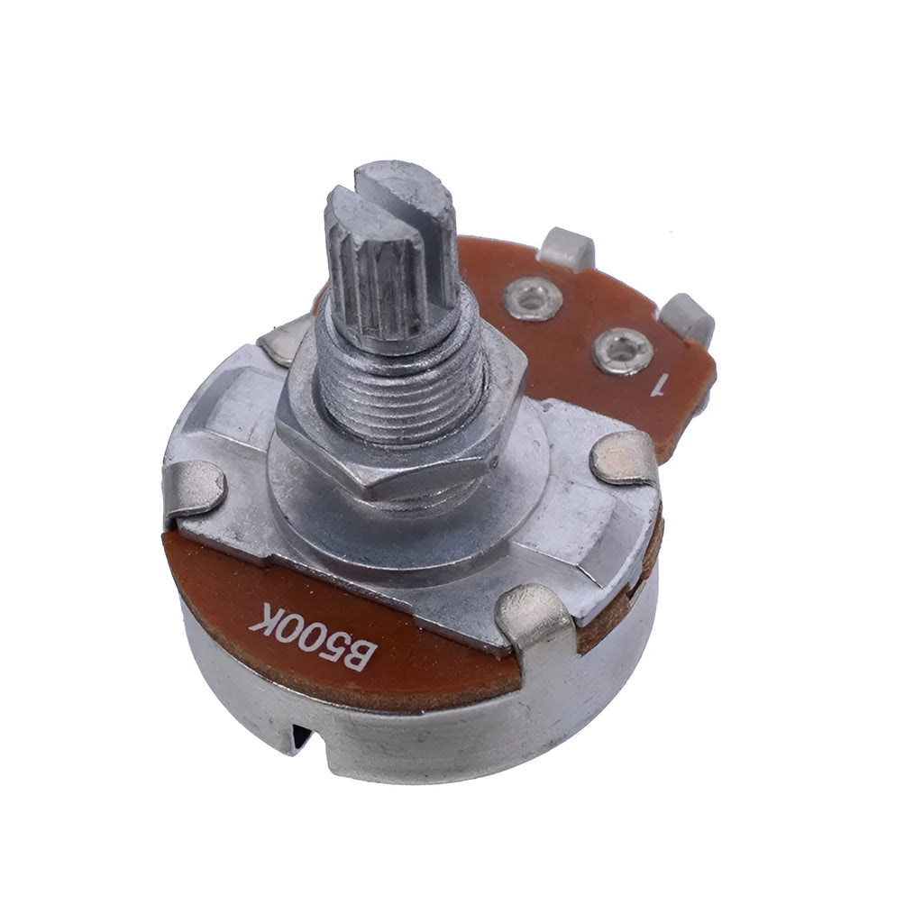 Metal electric guitar potentiometer knob replacement part for tone and volume controls