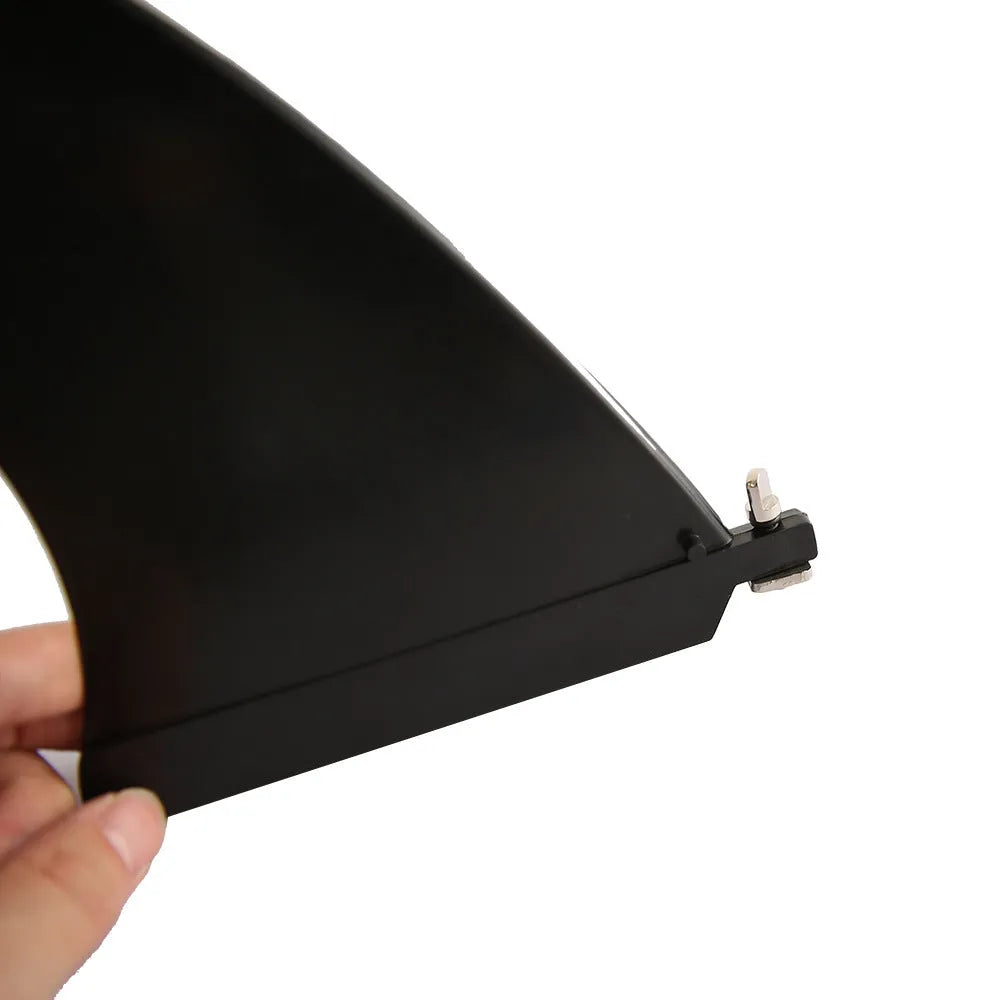 SUP plastic removable fish fin paddle accessory with screw mounting