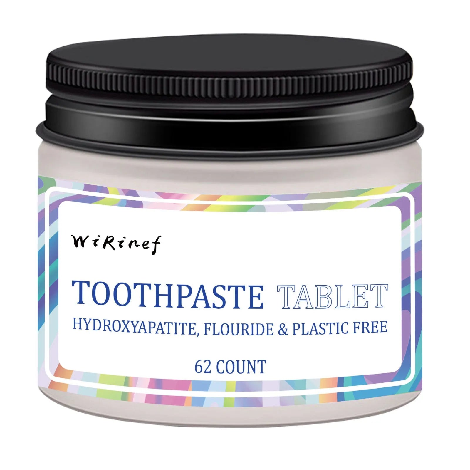 TP19 solid toothpaste tablets pack with 62 disposable cleaning tablets for portable oral hygiene