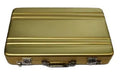 Aluminium alloy metal card holder in six colour options showing red, blue, black, silver, pink and gold variants