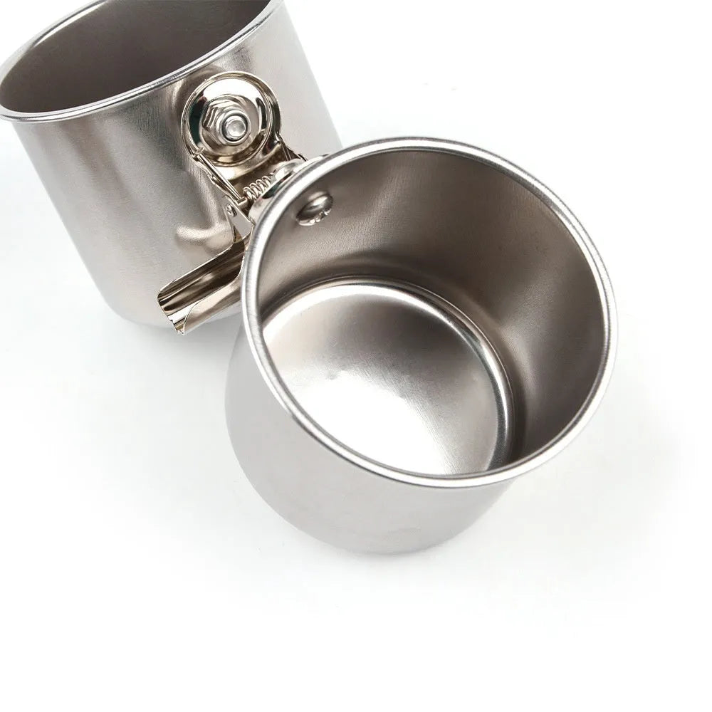 Stainless steel outdoor bird feeder in natural colour with three size options