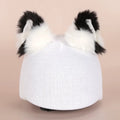 Plush fabric cartoon character helmet and hat cover set in size M for decorative use