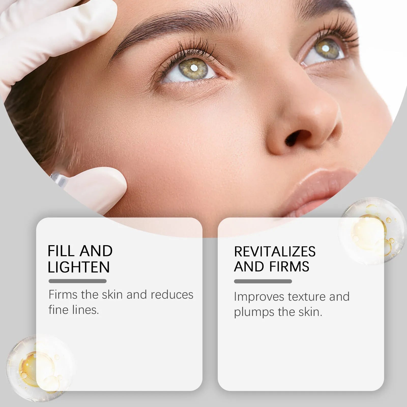Light Lines Nourish Skin Smear Care Solution 30ml collagen coffee tightening essence bottle