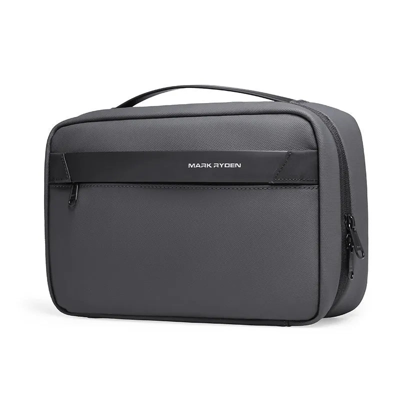 Oxford cloth wet dry separation toiletries storage bag with multi-layer compartments for business travel