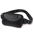 Men's small leather crossbody bag in brown, ultra-light cowhide with nylon lining, compact size for daily use