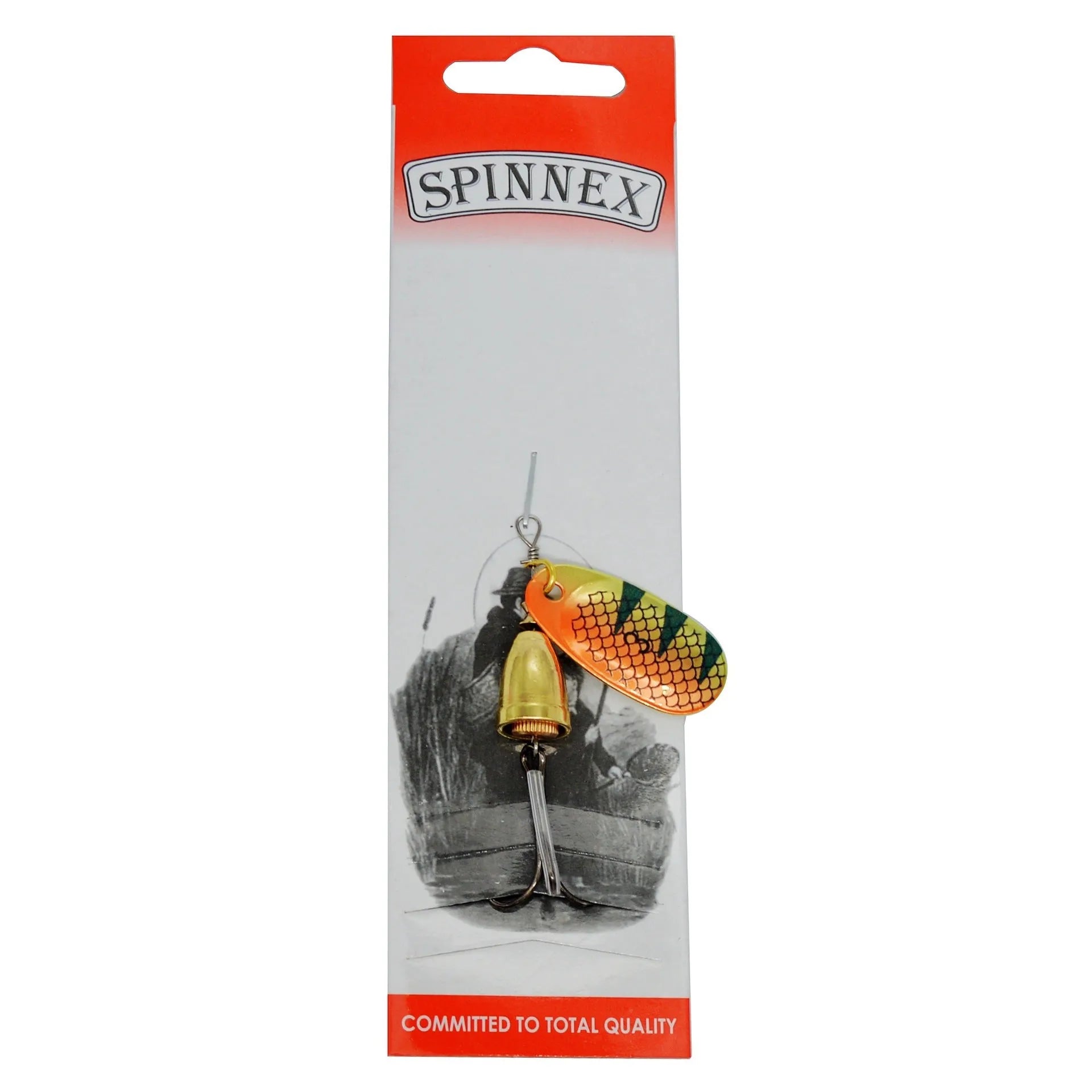 Composite rotating sequins copper bell fishing lure in seven colour options including gold, silver, and rose gold