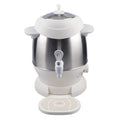 Double-layer stainless steel kettle 6L black with button operation and chassis heating