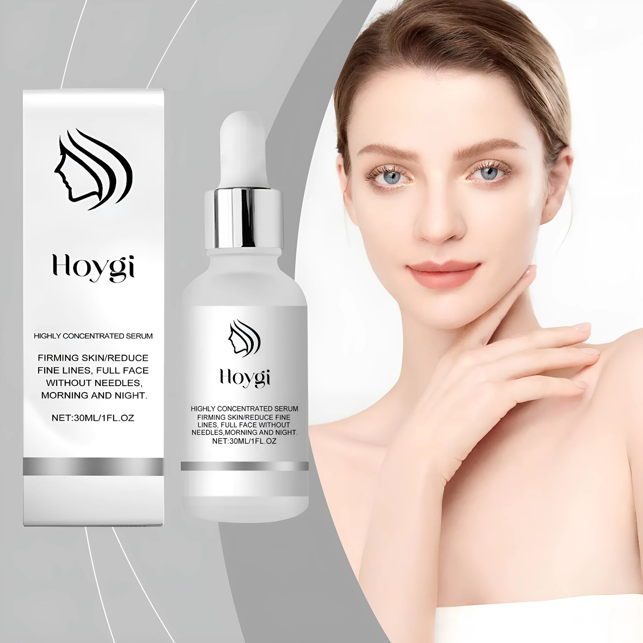 Light Lines Nourish Skin Smear Care Solution 30ml collagen coffee tightening essence bottle