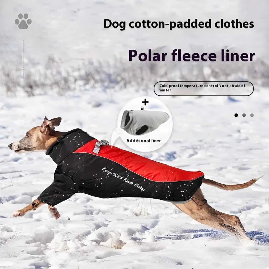Polar fleece liner dog warm clothing pet jacket for cats and dogs, polyester, available in multiple colours and sizes