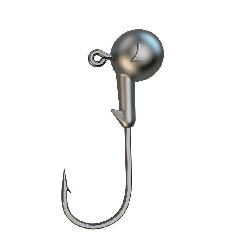 50-piece enhanced steel jig fishing hooks with 7G weight and primary colour options