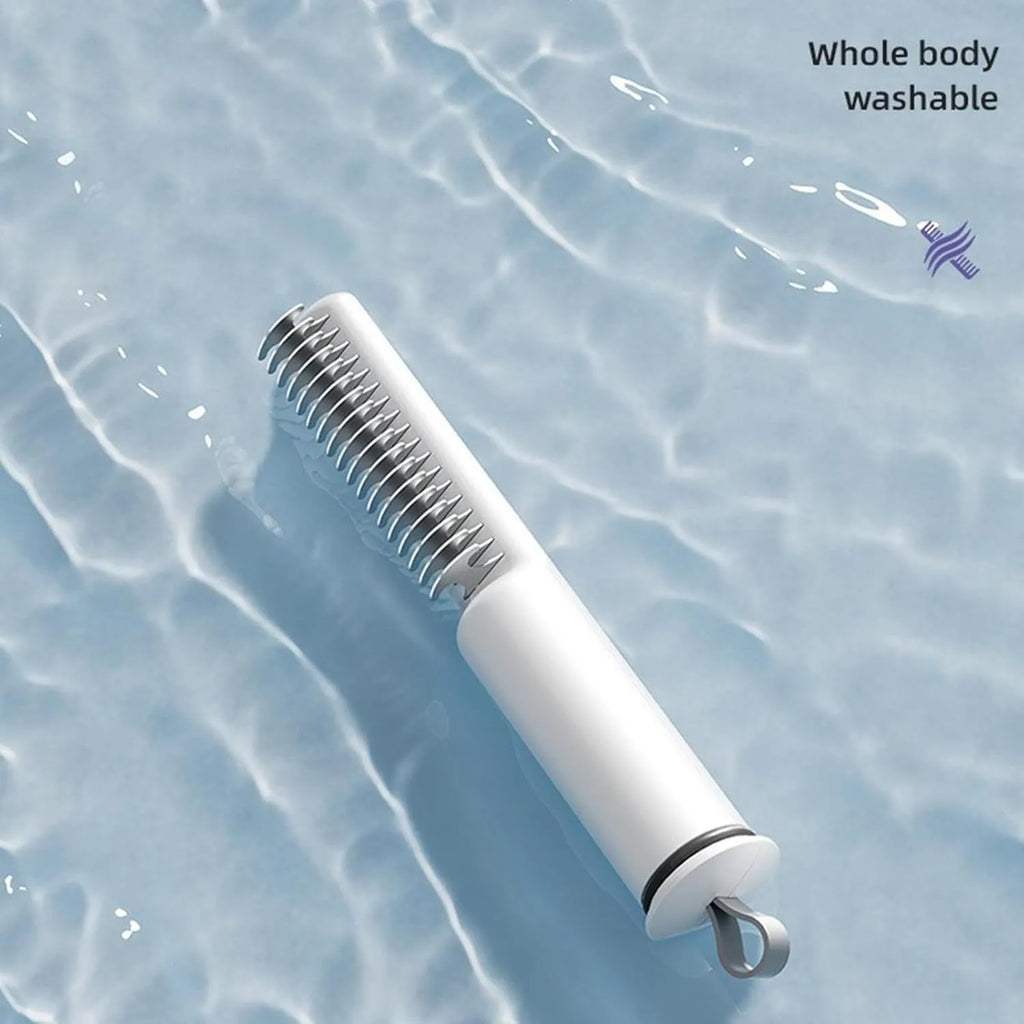 Stainless steel pet dematting comb grooming brush with comfortable handle