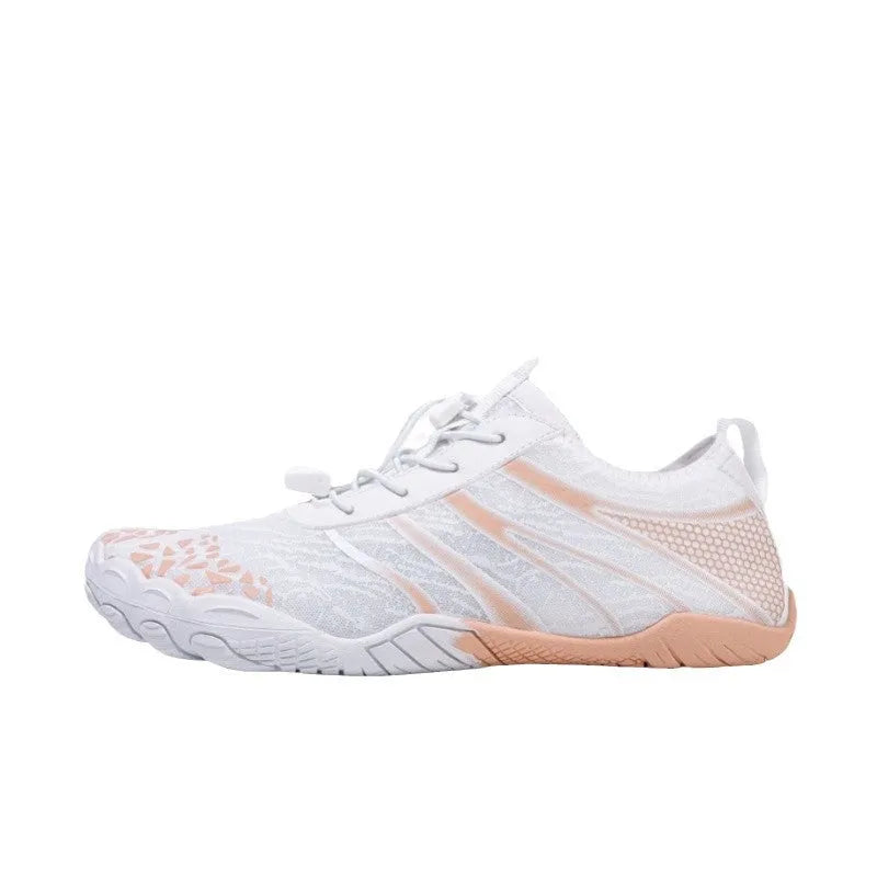 Lycra stretch fabric beach running shoes for upstream sports in multiple colour options