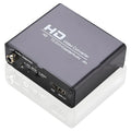 Black HDMI to DVI converter with coaxial audio port and 1.5 metre cable
