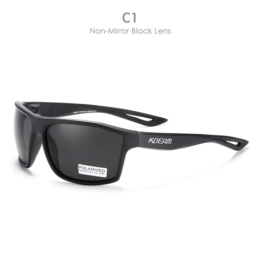 Sports polarized dustproof sunglasses with UV400 protection and TR90 frame in colour C1