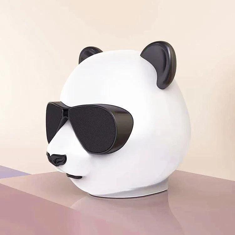 Portable mini classic style Bluetooth speaker with USB port.