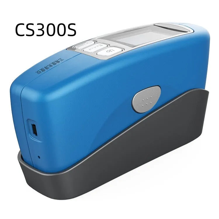Handheld portable glossiness tester device for measuring ceramic and material surface brightness