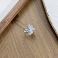 Adjustable copper insect ring with dripping oil treatment in three colour finishes