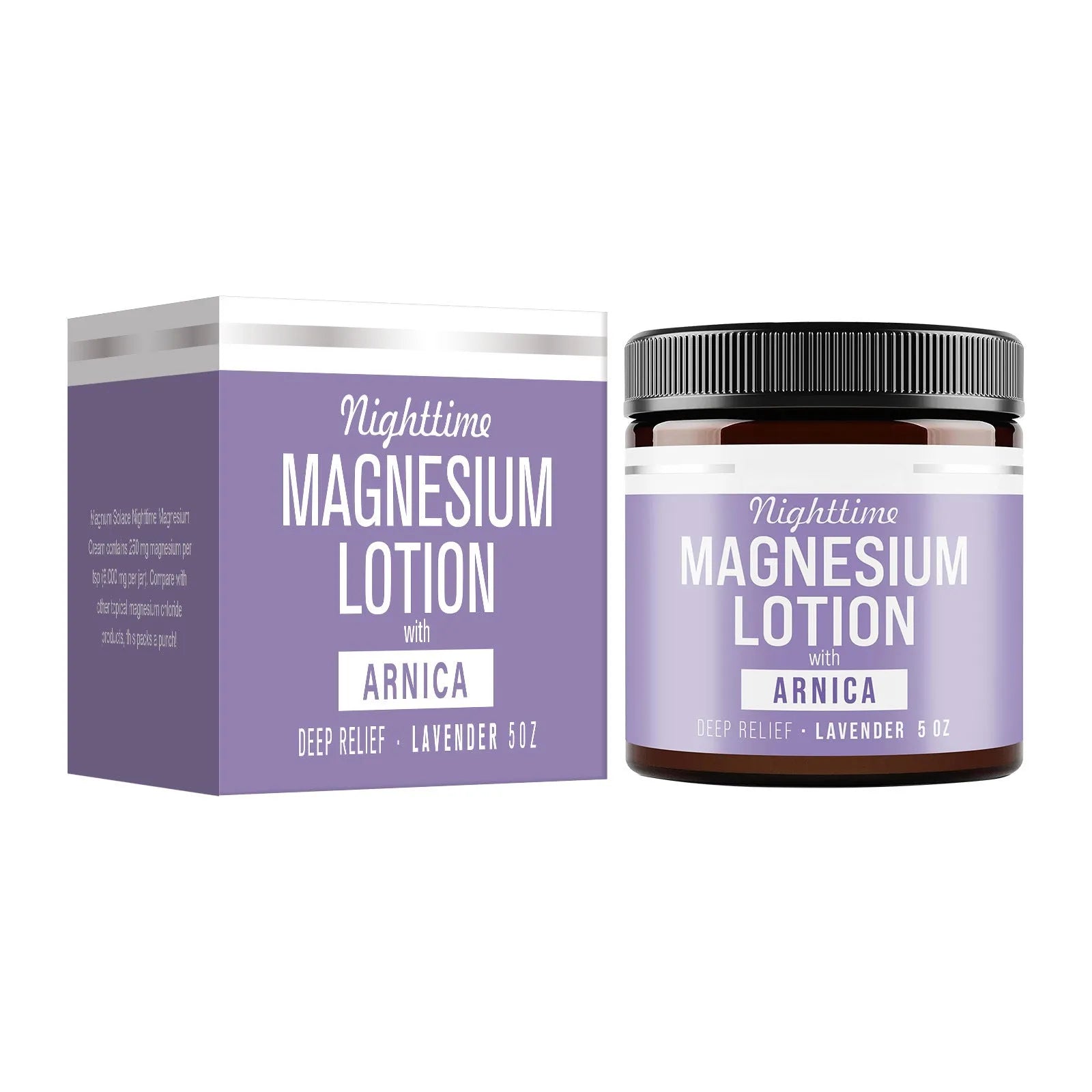 150ml magnesium body butter cream jar with shea butter and arnica extract