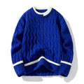 Men's two piece loose pullover sweater set in modal acrylic blend for autumn winter