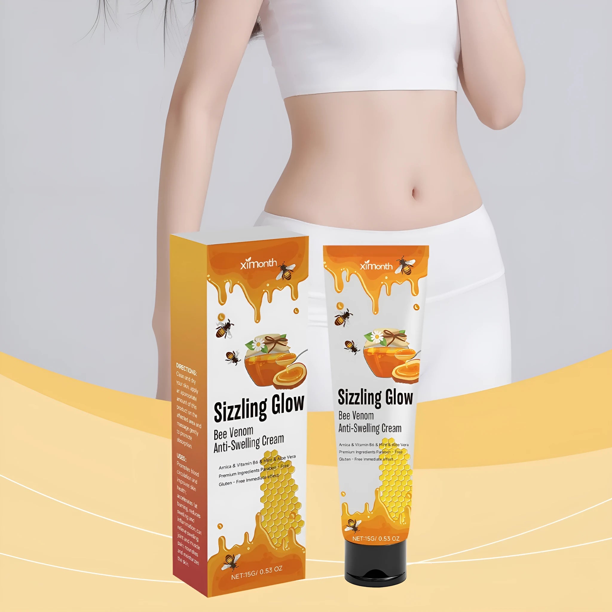 Skin Rejuvenation Daily Care Skin Cream 15g tube with bee venom and mint leaf active ingredients