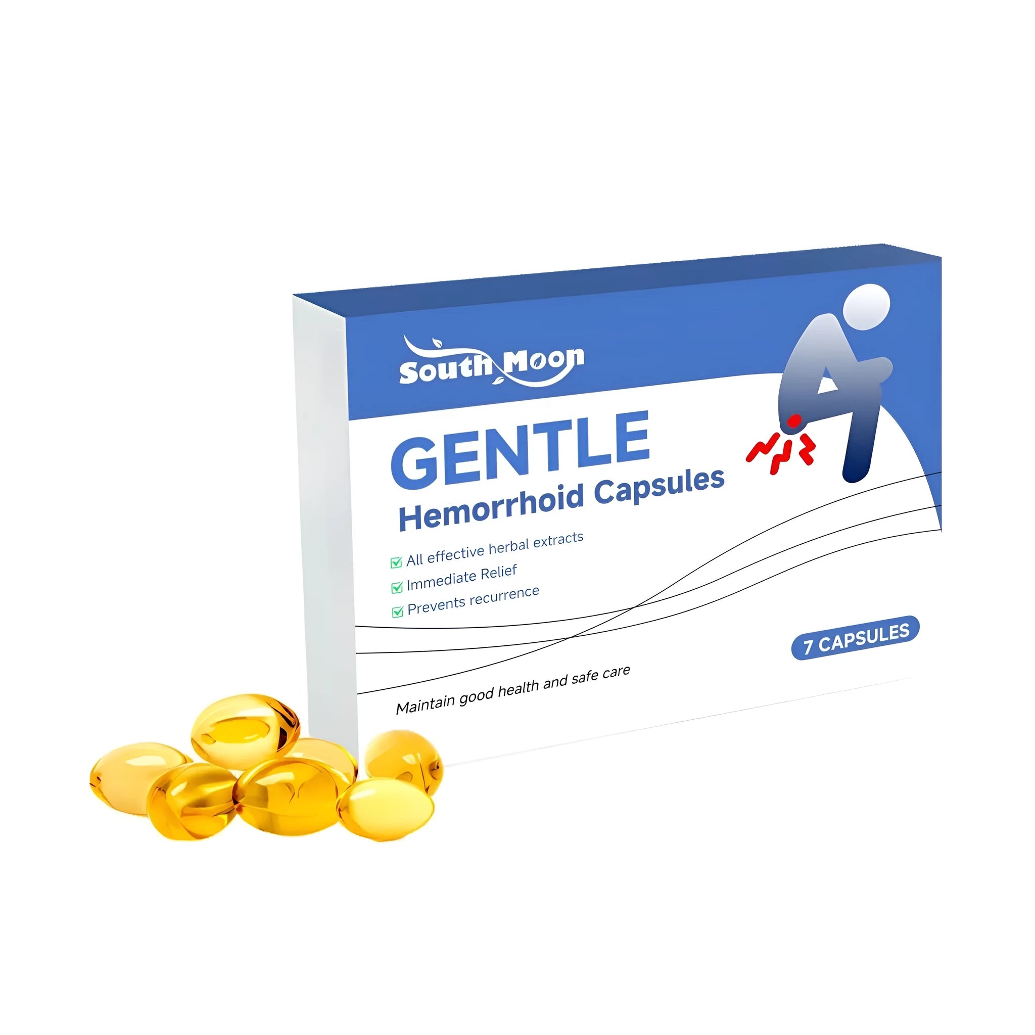 Body Health Care Capsules pack of 7 capsules with soybean extract geranium and Fructus Cnidii active ingredients