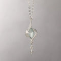 Hollow out creative pendant necklace with alloy cross chain adjustable 41-50cm electroplated finish unisex