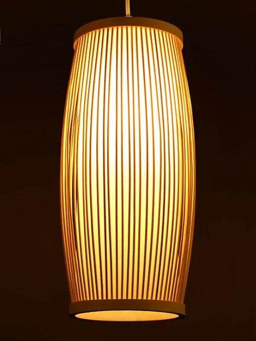 Bamboo plait decoration lamp with E27 holder for hallways and bedrooms
