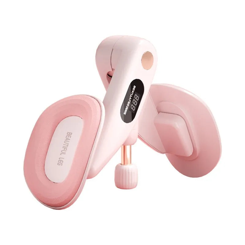 Grey pelvic floor muscle trainer with built-in counter display for rehabilitation exercises