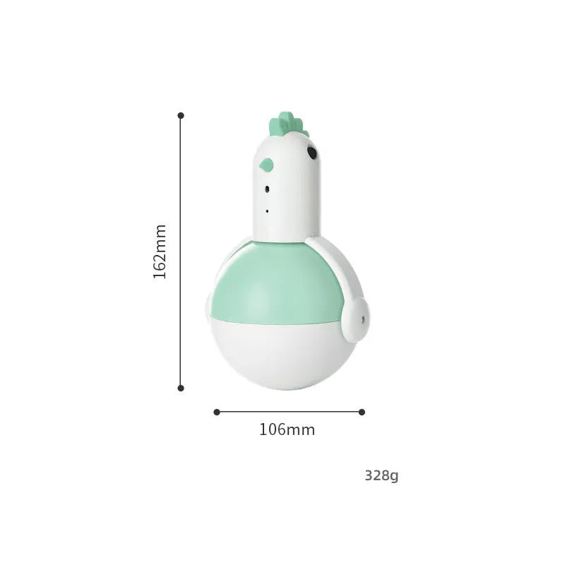 Electric cat toy chicken glass laser sound toy with automatic sensor and cat call function