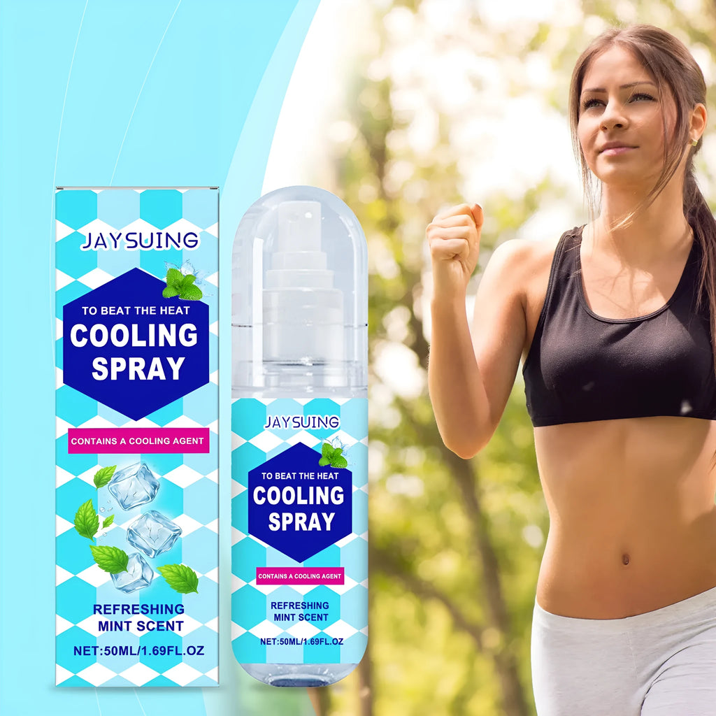 Cool Spray Summer Portable Outdoor 50ml mint cooling mist bottle for outdoor refreshment