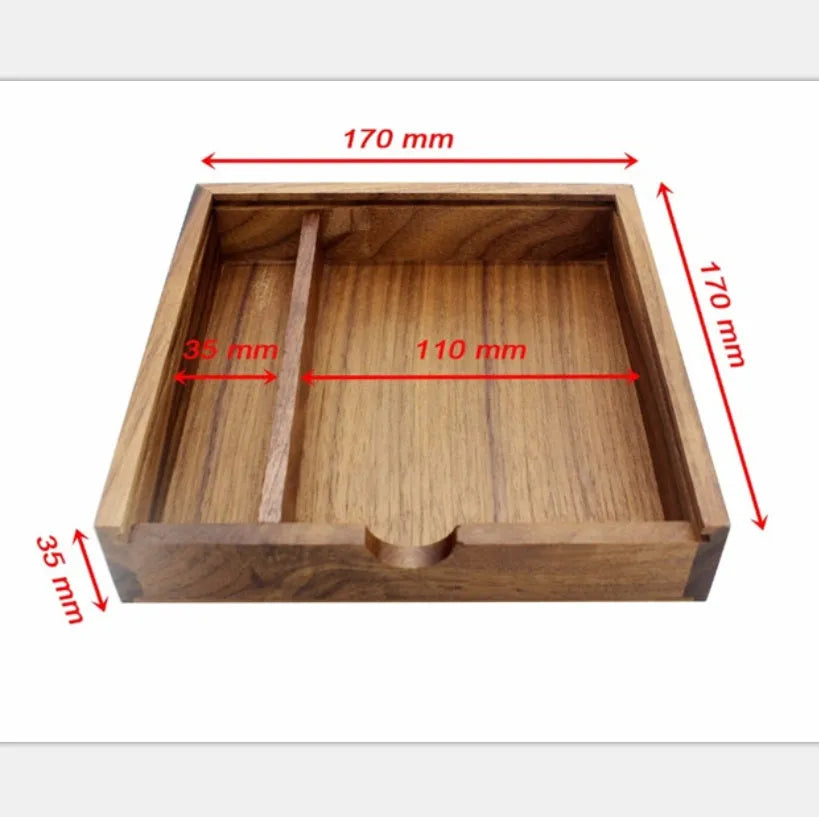USB 3.0 wooden U disk 32GB in khaki finish with large square wooden box