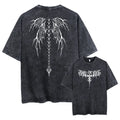 Men's oversized loose fit cotton t-shirt in a solid colour with drop shoulder short sleeves.