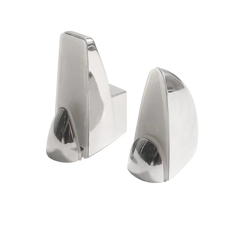 Thickened adjustable partition holder glass clip electroplated metal for shelving