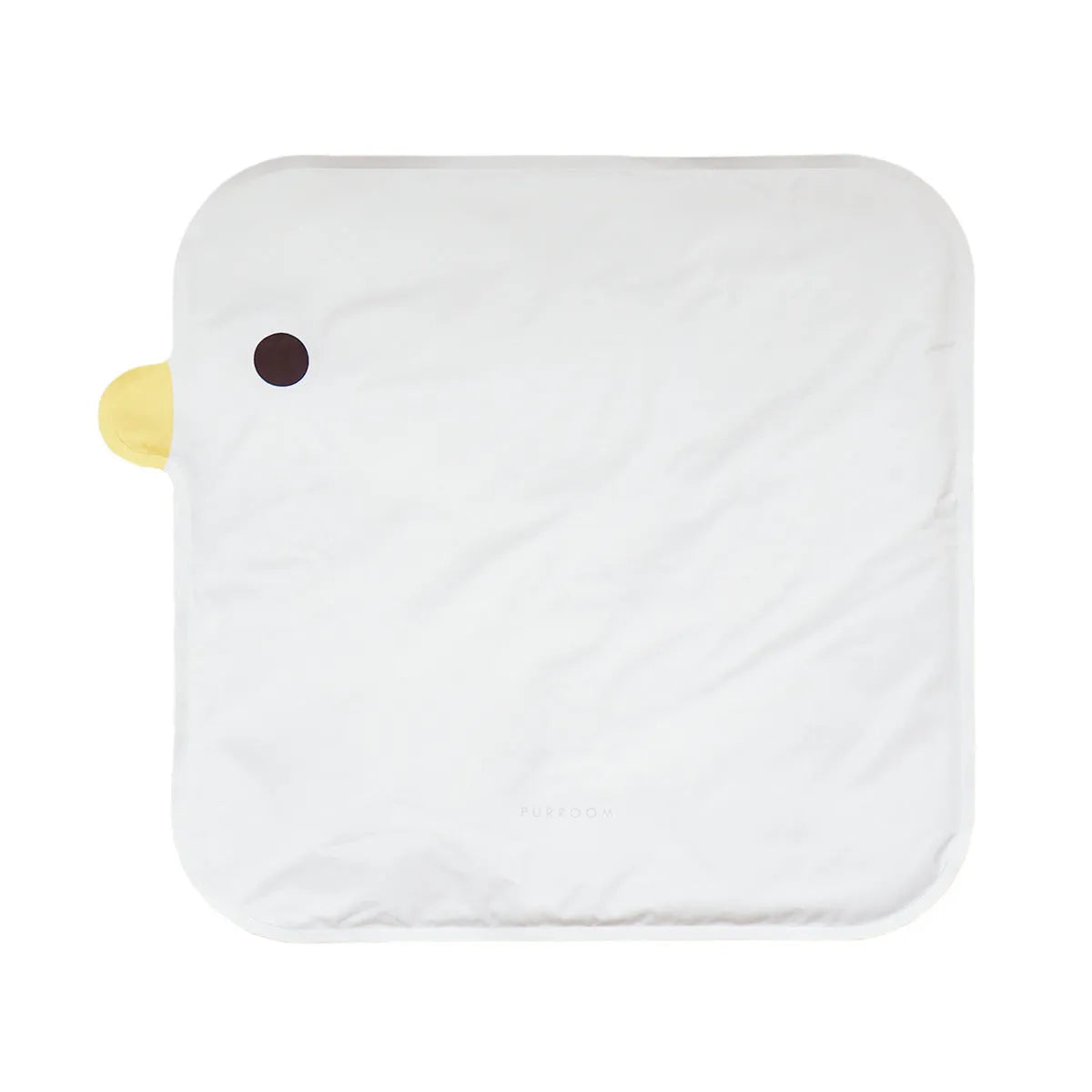 Washable chick cooling mat for pets with non-stick hair surface, 45cm x 45cm, on indoor floor