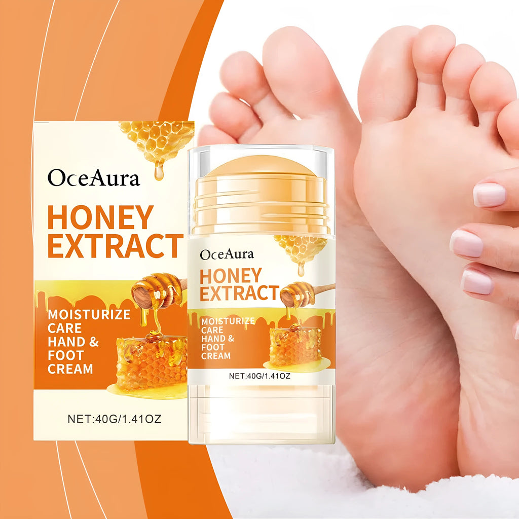 OCEAURA Honey Moisturising Care Stick 40g in twist-up tube for dry heel elbow knee care