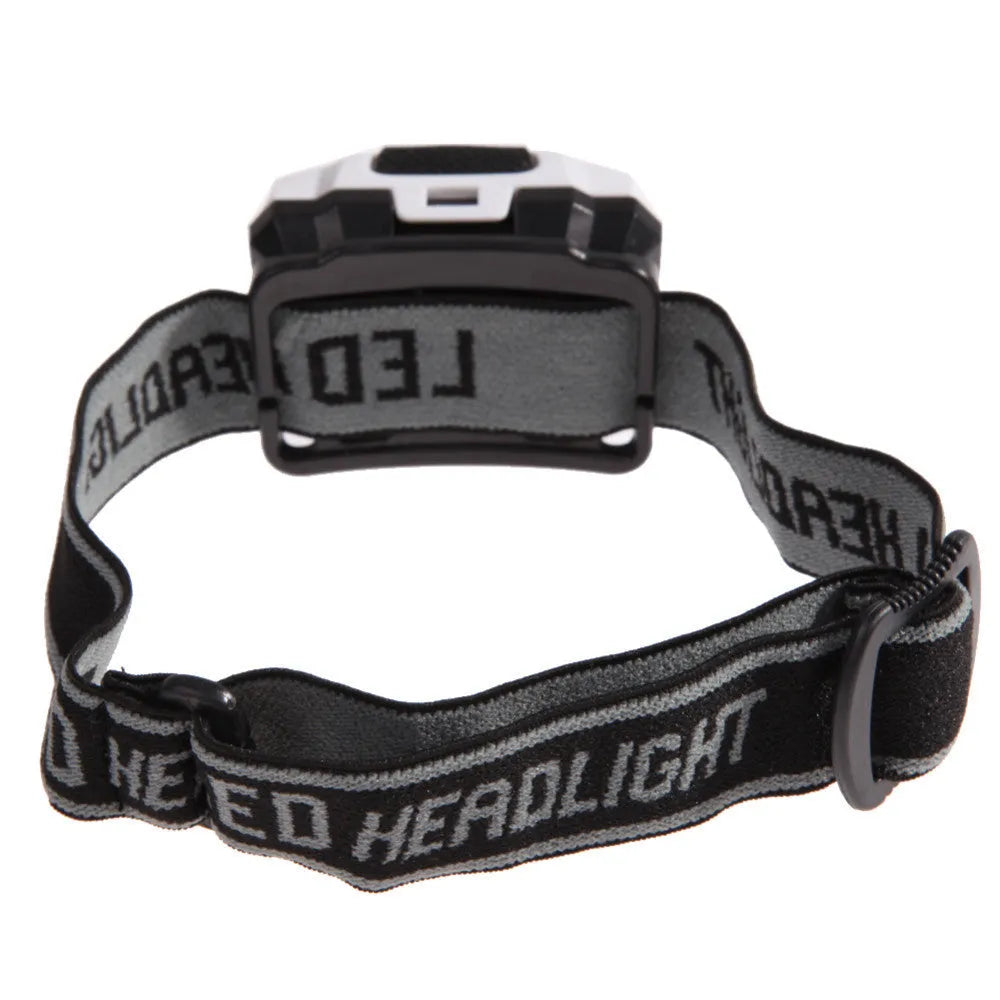 Cat eye 2 generation headlamp with 3W white LED and red LEDs, waterproof, 122 lumens, 70 metre beam, in black