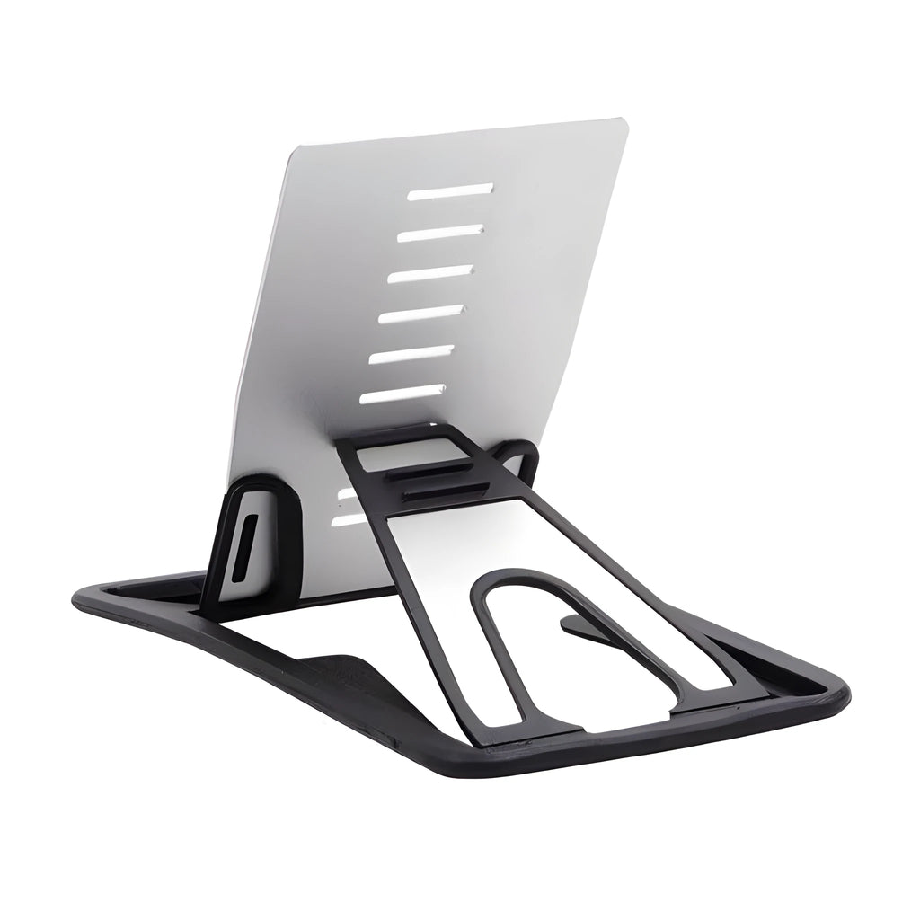 Black card phone holder desktop stand 8.5cm by 5cm for mobile phone